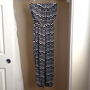 Zebra Print Jumpsuit